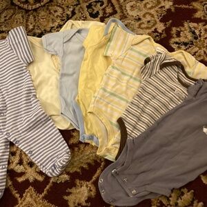 Boys 3-6 Month Bundle of Short-sleeve Onesies